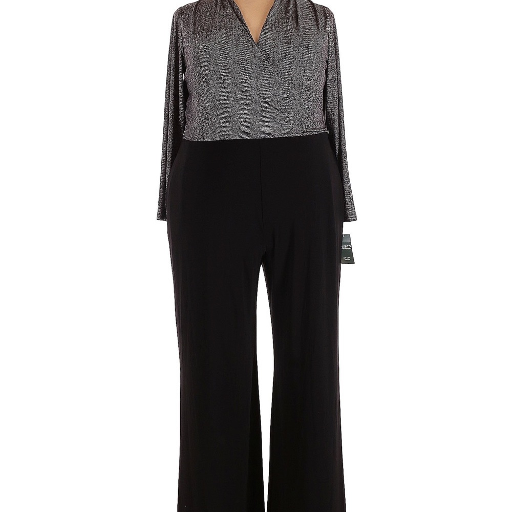 Lauren Ralph Lauren Black and Gray Jumpsuits Versatile and Stylish